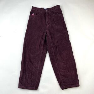 Men's Corduroy Pants big boy polar skate co - Burgundy